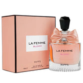 Pink Riffs Parfum La Femme Bloom fles met strik en bijpassend doosje